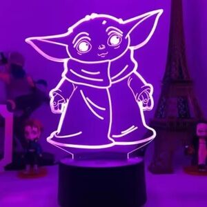 Star Wars 3D Illusion LED Night Light Disney Style Lamp Bedroom Decor Table Lamp